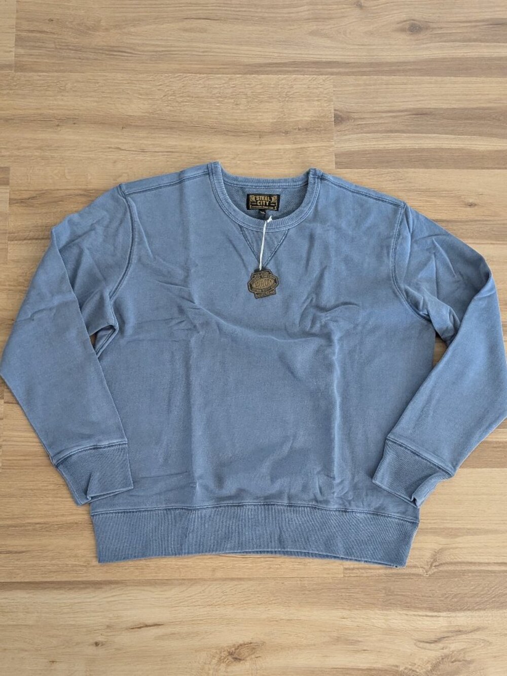 NWT Steel City Vintage Navy Crewneck Sweatshirt XXL Heavyweight French Terry